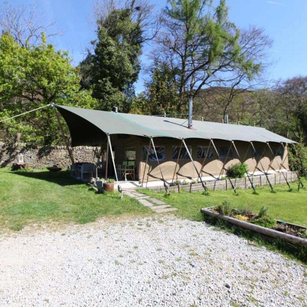 Safari Tent Accommodation in the Peak District