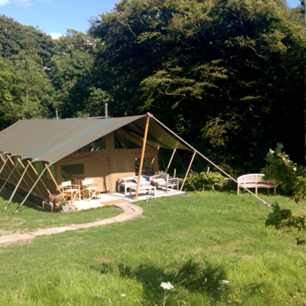 Glamping Tent Edale Gathering The Peak District