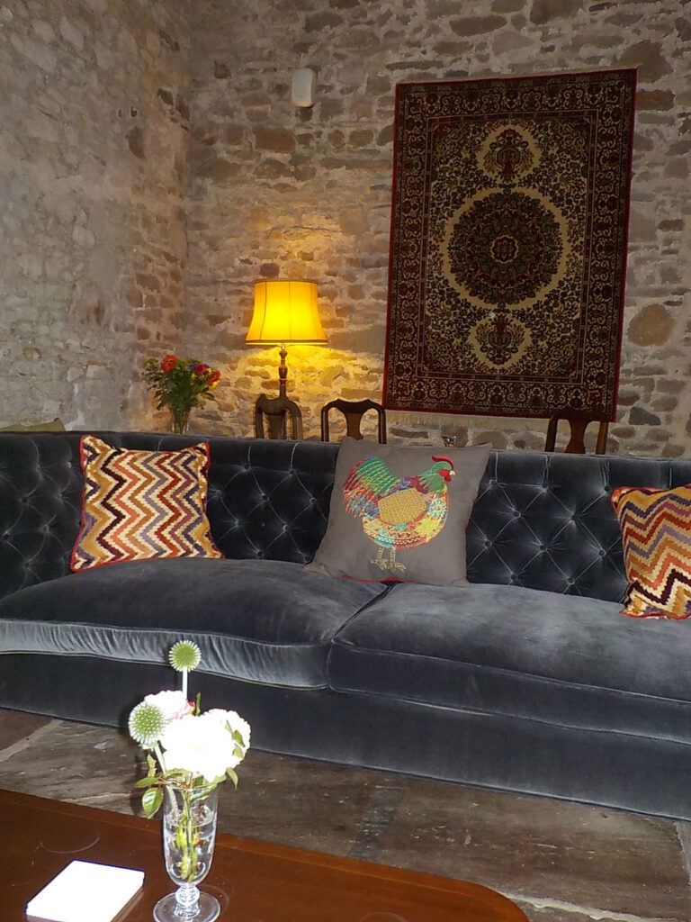 The Back Lodge holiday let main hall, the Gathering Edale
